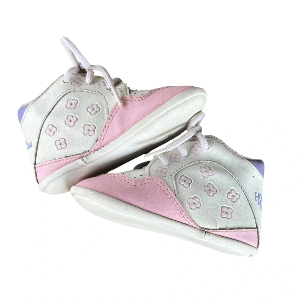 VTG Disney The Hunchback of Notre Dame Esmeralda Baby Shoes Pink Purple FLAWS